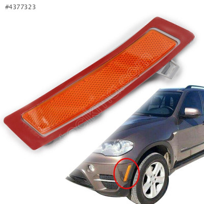 63147274433 BMW X5 E70 1013 ÖN TAMPON REFLEKTÖR SOL (SARI)