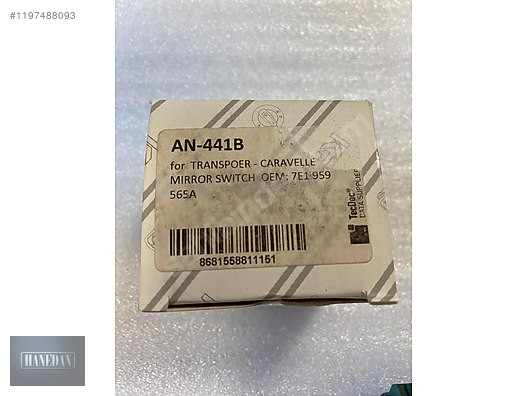 Volkswagen VW TRANSPORTER AYNA AYAR DÜĞMESİ 7E1959565A