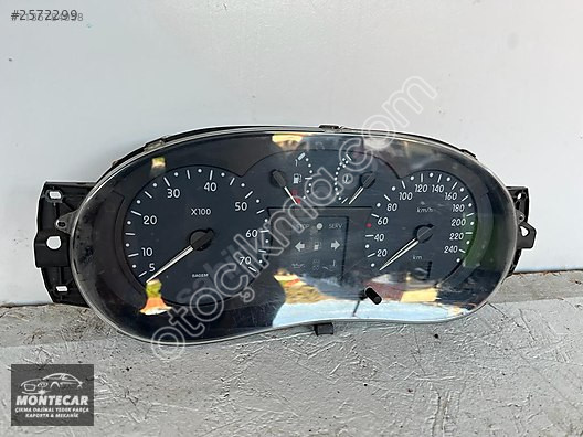 RENAULT CLİO 2 KM SAATİ GÖSTERGELER HATASIZ MONTECAR