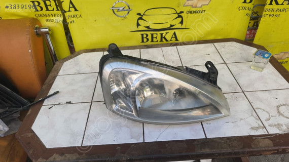 OPEL CORSA C SAĞ FAR ÇIKMA ORJİNAL YEDEK PARÇA