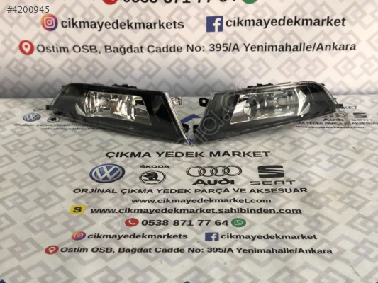 SKODA FABİA SİS FARI 2015 2019 6V1941699 6V1941700