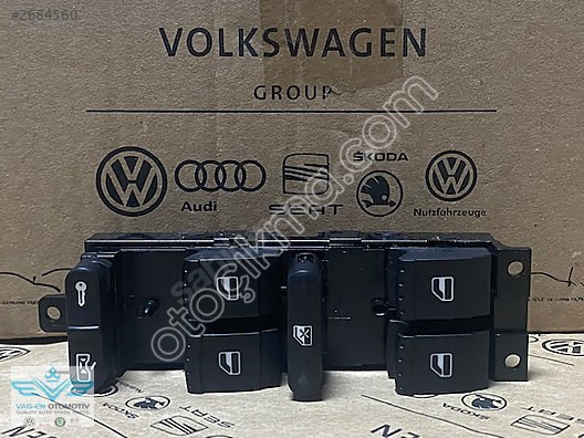 VW BORA 1998-2005 ÖN SOL CAM AÇMA KAPAMA DÜĞMESİ 1J4959857D