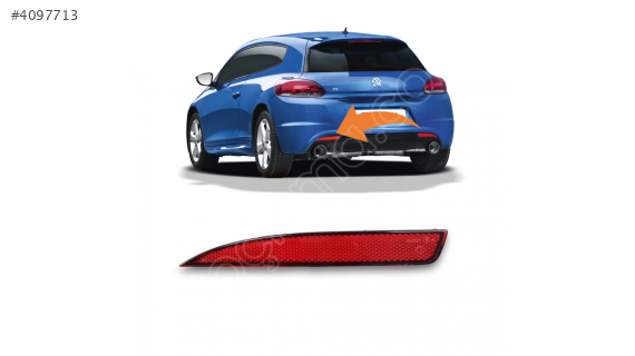 1K8945105B VW SCİROCCO 09-18 SOL REFLEKTÖR