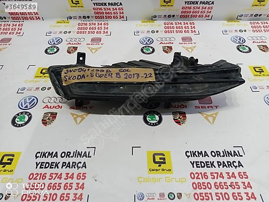 SKODA SUPERB SOL SİS FARI 2018-2021 OEM 3V0941699B ÇIKMA SÖKME