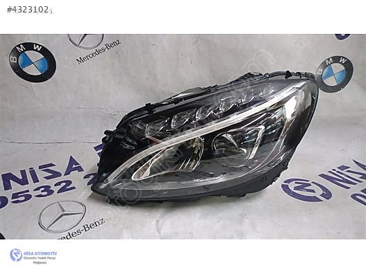 MERCEDES C SERİSİ W205 KASA MAKYAJSIZ SOL FAR ORJ A2059062504