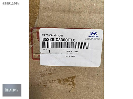 HYUNDAİ İ20 SAĞ GÜNEŞLİK