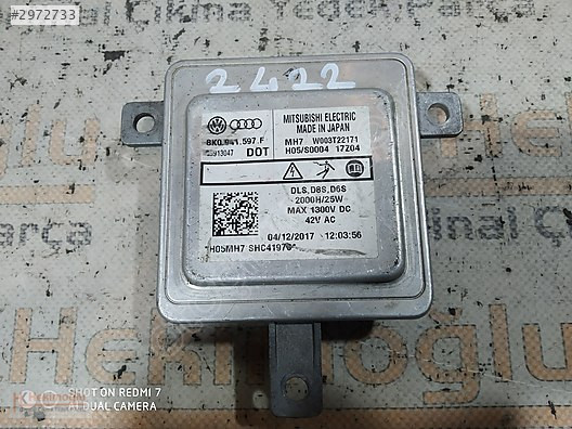VW AG VOLKSWAGEN AUDİ SEAT SKODA XENON LED FAR BEYNİ 8K0 941 597