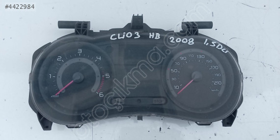 renault clio 3 2010 1.5 gösterge/km saati (son fiyat)
