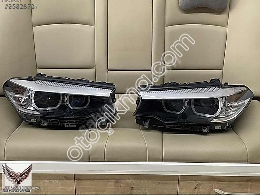 BMW 5 Serisi G30 Sağ-Sol Ön Far Seti