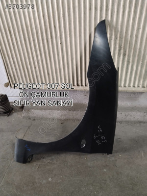 PEUGEOT 307 SIFIR YAN SANAYİ SOL ÖN ÇAMURLUK