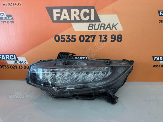 HONDA CİVİC FC5 FULL LED SOL FAR ORJİNAL AYAK HATASIZ
