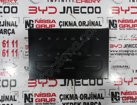 CHERY TİGGO 7 PRO KLİMA KONTROL PANELİ ÇIKMA YEDEK PARÇA