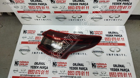 NİSSAN QASHQAİ SAĞ DIŞ STOP ÇIKMA J11 2017-2020 26550-HV00A