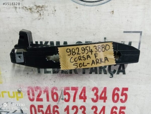 OPEL CORSA F SOL ARKA TAMPON BRAKETİ  ÇIKMA SÖKME YEDEK PARÇA