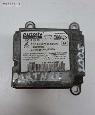 peugeot partner 2005 çıkma orjinal airbag beyni (son fiyat)