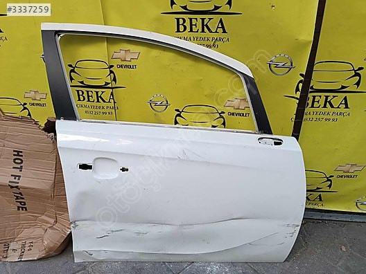 OPEL CORSA D SAĞ ÖN KAPI BEYAZ ÇIKMA ORJİNAL YEDEK PARÇA