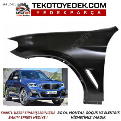 BMW X3 ÖN ÇAMURLUK SAĞ SOL 2018 VE ÜZERİ / KAMPANYA