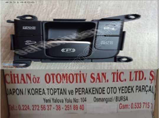 2015-2023 KIA Sportage 4x2 El Freni Düğmesi - 96300-D9040WK
