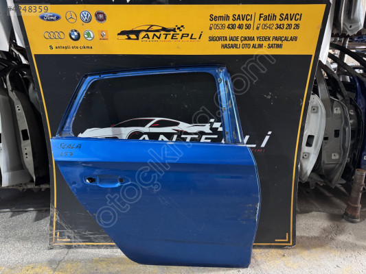 SKODA SCALA SAĞ ARKA KAPI ÇIKMA ORİJİNAL