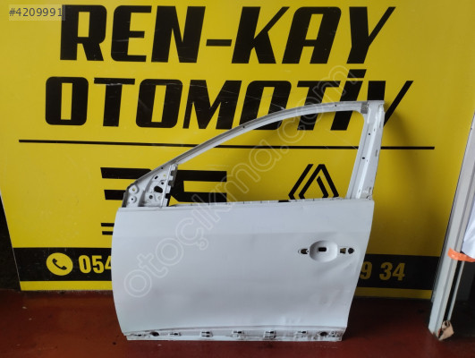 RENAULT FLUENCE SOL ÖN KAPI ORJ ÇIKMA BEYAZ RENKAY KOCAELİ