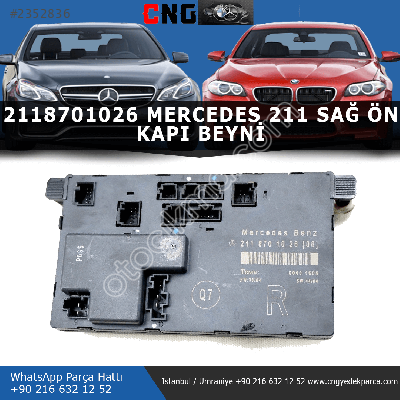 2118701026 mercedes 211 sag on kapi beyni