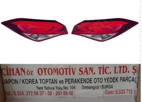 Hyundai i20 Dış Stop 2014 2017 - Sağ Sol ADET FİYATI