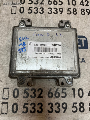 ÇIKMA OPEL CORSA D E83 55597931 ABWC E8355597931ABWC MOTOR BEYNİ