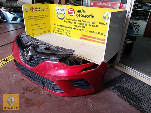 RENAULT CLİO 5 ÖN DOLU TAMPON CIKMA ORJINAL VE DİĞER PARCALAR