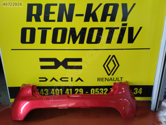 850225639R RENAULT CLİO 4 ARKA TAMPON KIRMIZI ORJ RENKAY KOCAELİ