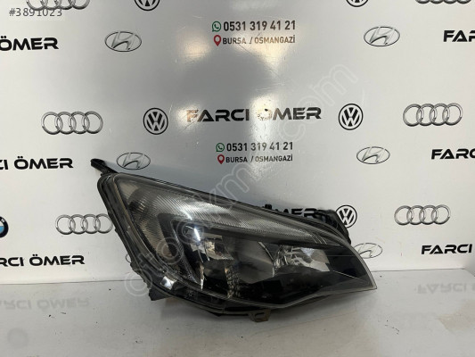 OPEL ASTRA J SAĞ ÖN FAR ORJİNAL