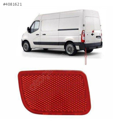 Renault Master 3 Arka Tampon Reflektörü Sol 8200152642