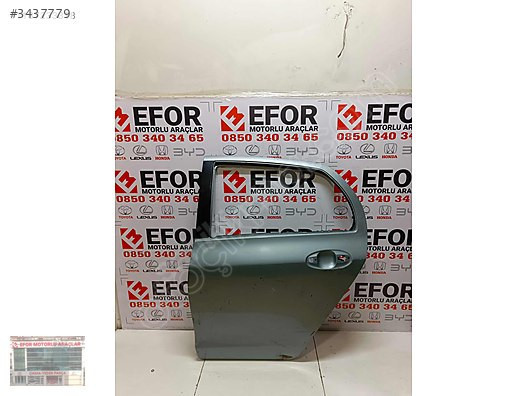 TOYOTA YARİS SOL ARKA KAPI ÇIKMA ORJİNAL YEDEK PARÇA 07-11