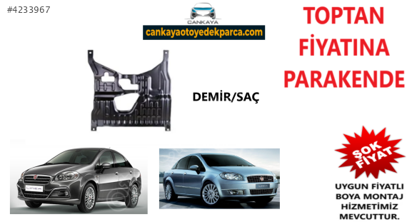 FİAT LİNEA/FİORİNO ALT KARTER MOTOR KORUMASI SAÇ DEMİR SIFIR 5209