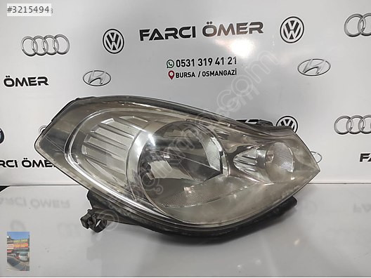 RENAULT SYMBOL SAĞ FAR ORJİNAL