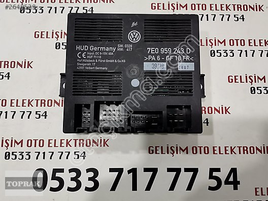 7E0959243D TRANSPORTERT5/T6 CARAVELLE KAPI KONTROL MODÜLÜ