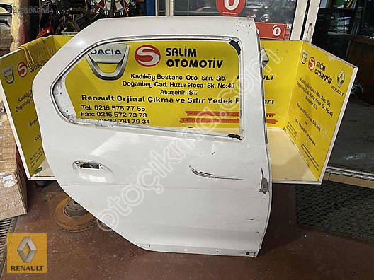 RENAULT SYMBOL ÇIKMA ORJINAL SAĞ ARKA KAPI VE DİĞER PAR