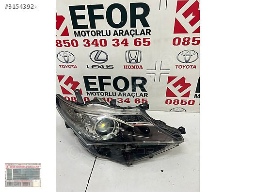 TOYOTA AURİS SAĞ FAR ÇIKMA ORJİNAL YEDEK PARÇA 13-15 MODEL