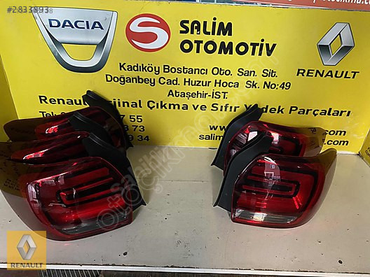 Renault Symbol Yeni Sağ/Sol LED Stop ve Diğer Yedek Parçaları