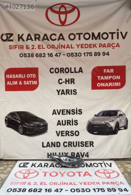 2021-2025 TOYOTA YARİS ÇIKMA ORJİNAL SAĞ ÖN FAR