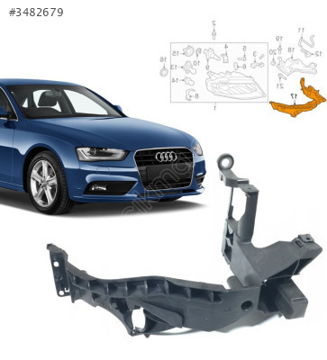 8K0805608B FAR ALT BRAKETİ R A4 2013>>