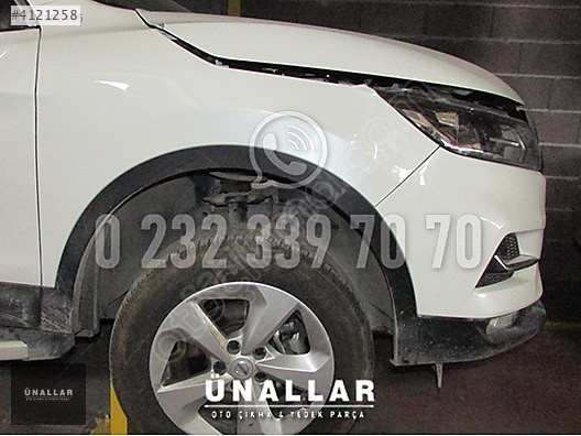 NİSSAN QASHQAİ SAĞ ÖN ÇAMURLUK ve TÜM AKSAM| ÜNALLAR OTO ÇIKMA |