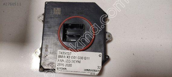 BMW X3 G01 G30 G11 LED FAR BEYNİ 2016 2020 7439097 Ç