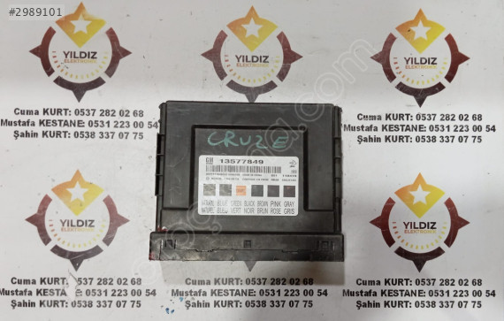​​​​​​​CHEVROLET CRUZE CIKMA BSI BEYNI 13577849