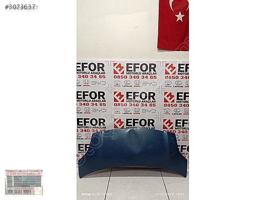 TOYOTA AURİS ORJİNAL ÇIKMA MOTOR KAPUTU 07-11