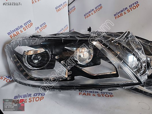 VOLKSWAGEN PASSAT B7 11-15 LED'Lİ ZENONLU FAR TAKIMI Bİ