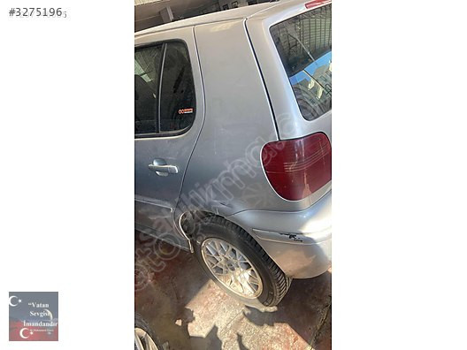 2001 VOLKSWAGEN POLO SOL ARKA ÇAMURLUK