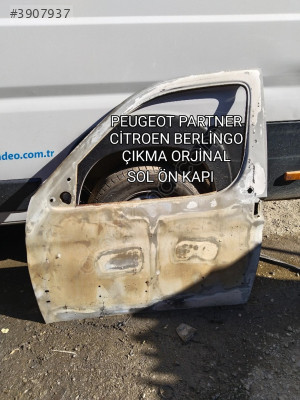 PEUGEOT PARTNER CİTRÖEN BERLİNGO ÇIKMA ORJİNAL SOL ÖN KAPI