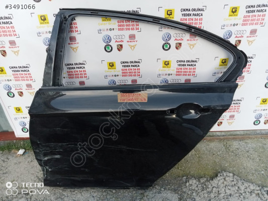 VOLKSWAGEN PASSAT B8 2015-2022 SOL ARKA KAPI OEM 3g583311e ÇIKMA