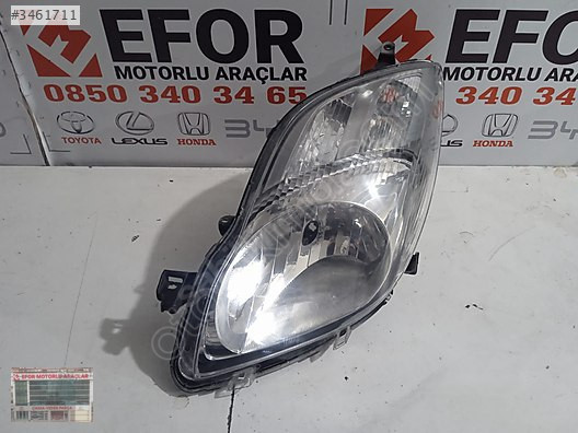 TOYOTA YARİS SOL FAR ÇIKMA ORİJİNAL PARÇA 2009-2011