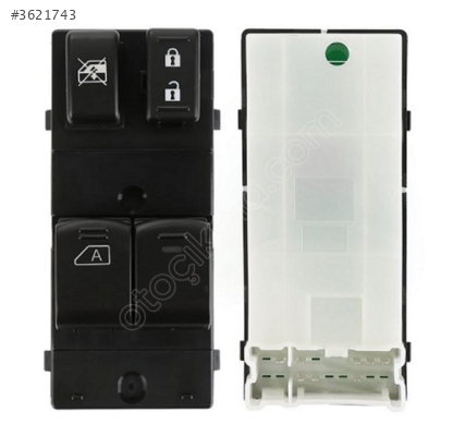 DÜĞME CAM KALDIRMA ÖN SOL NİSSAN NAVARA 25401-ZP50A ÇİFTLİ